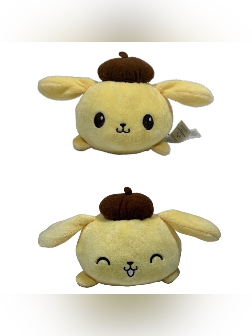 Sanrio Pompompurin Reversible Plush 5" Kawaii Collectible Stuffed Animal Toy